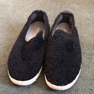 Allbirds Black Fuzzy Slip-Ons